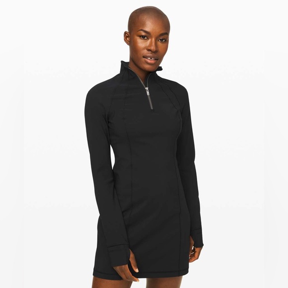 lululemon athletica Dresses & Skirts - ✨ Gold Zip Define Lululemon Dress 
Black size 10